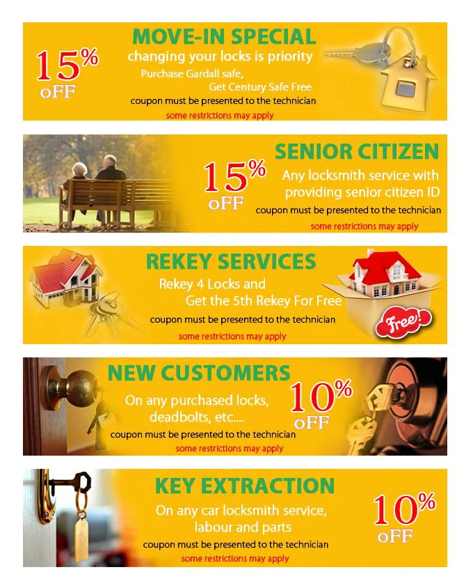 Gold Locksmith Store Baltimore, MD 410-697-2076 - coupon21-set-five
